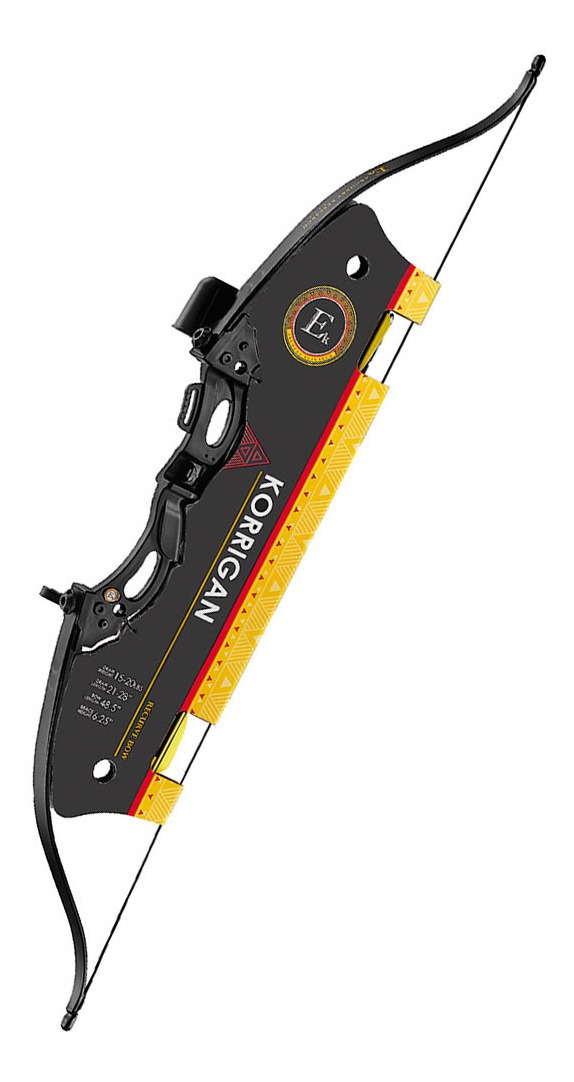 Arco Ek Archery Recurvo 15-20 Lbs Largo 21"-28" + Accesorios