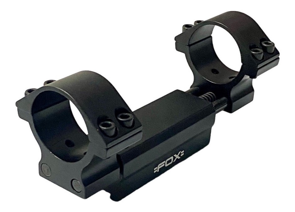 Montaje Mira Telescópica Fox Monopieza Anti Recoil 11 Mm