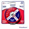 Balines Crosman Hollow Point - 5,5 - Premier - 500 Unidades