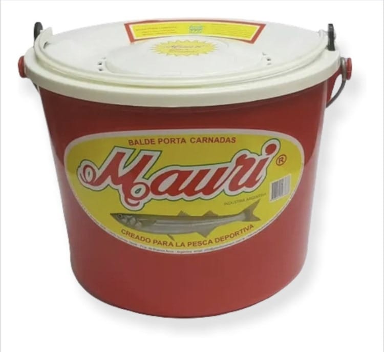 Balde Porta Carnadas Mauri 2 Piezas (con Balde Interior)