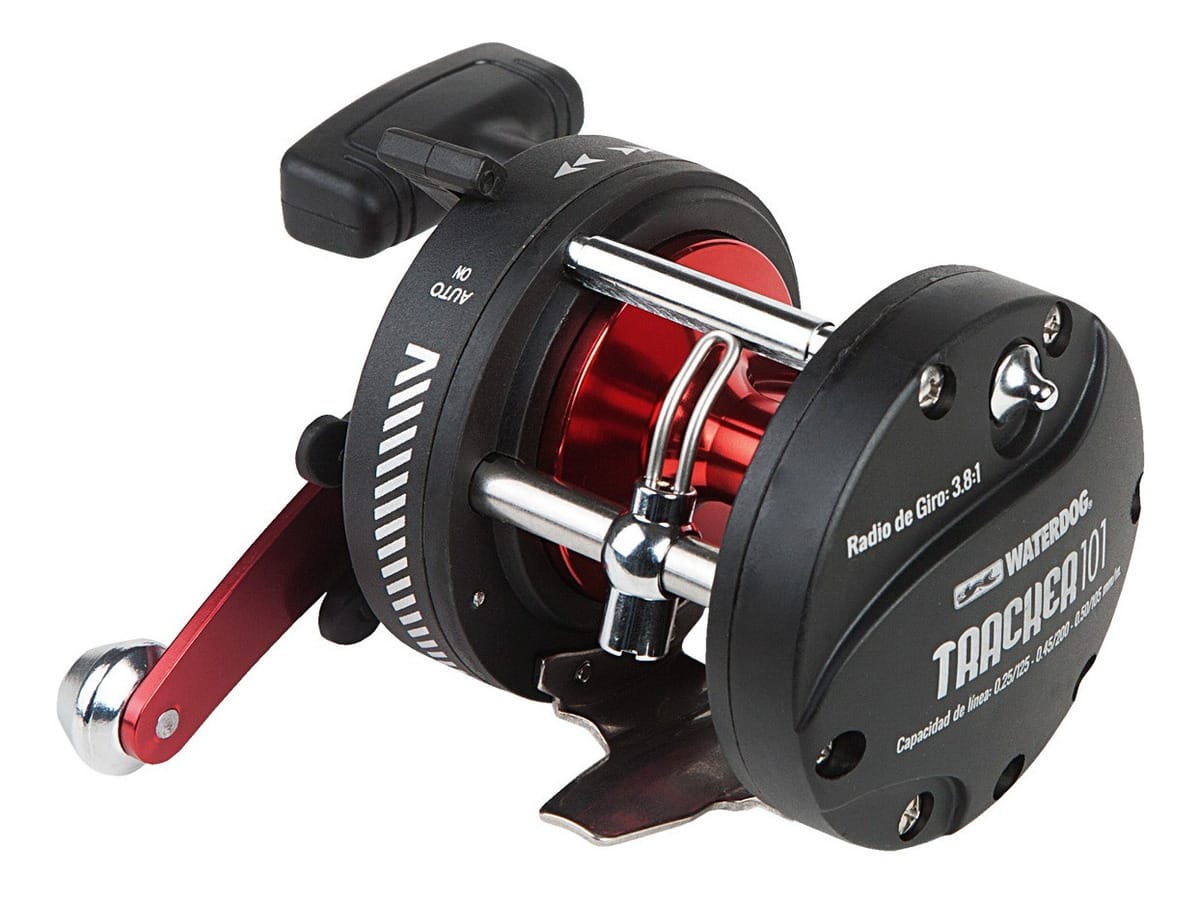 Reel Waterdog Tracker 101 Con 1 Ruleman Blindado