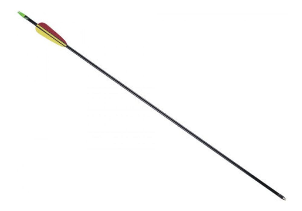 Flecha De Fibra De Carbon EK Archery De 30" Color Gris Punta Desmon