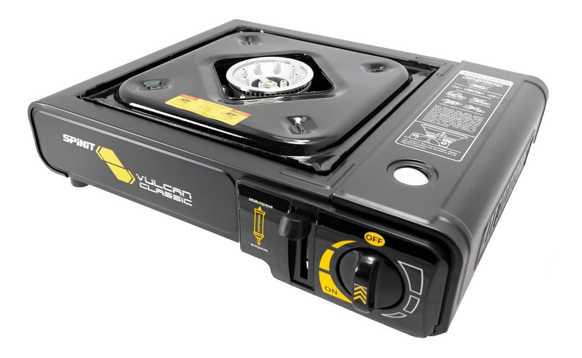 Anafe Spinit Vulcan Portátil Con Maletín Camping Pesca