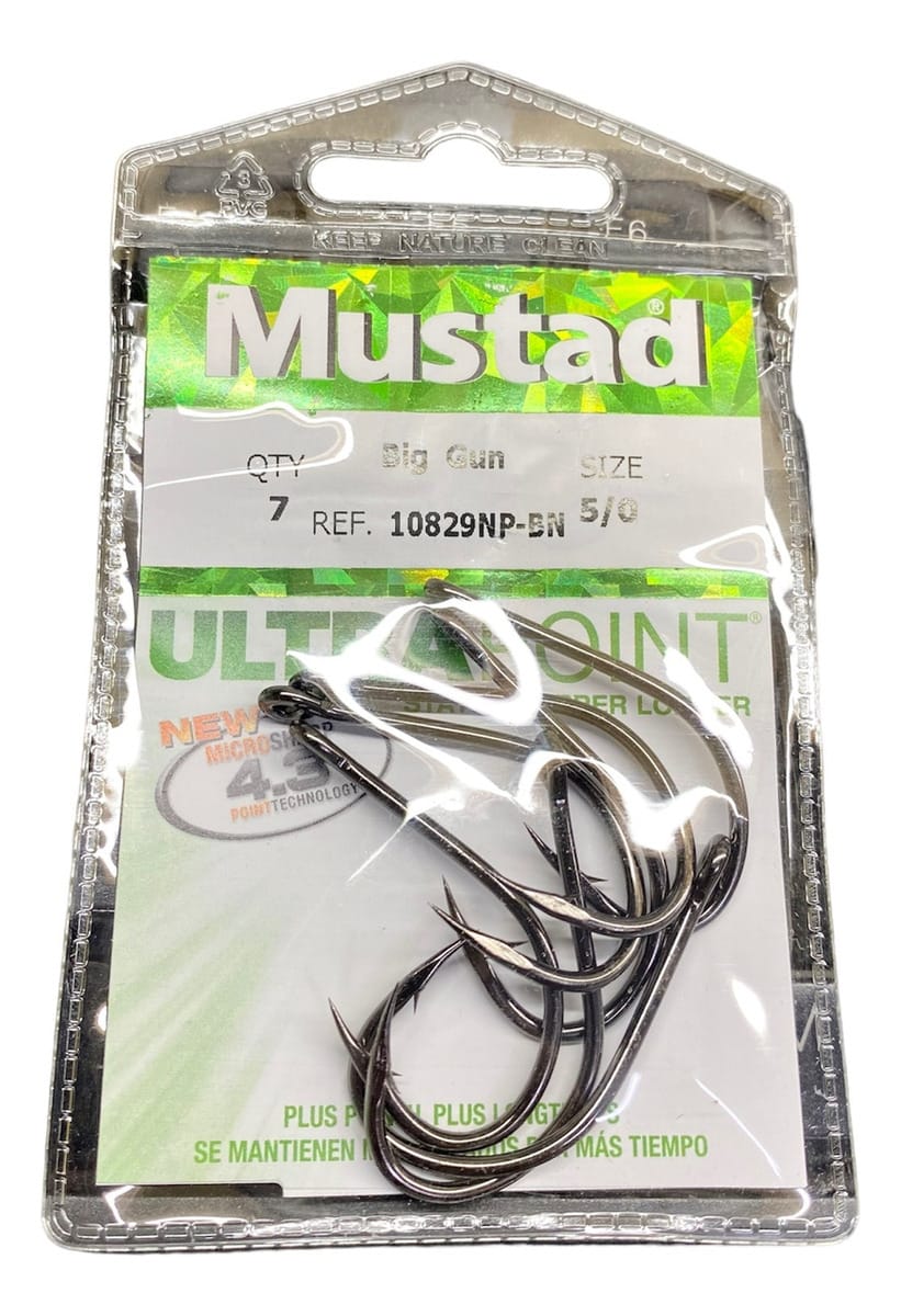 Anzuelo Mustad Ultrapoint Big Gun 10829np-bn Reforzados