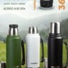 Termo Waterdog Ombu 1000ml Blanco