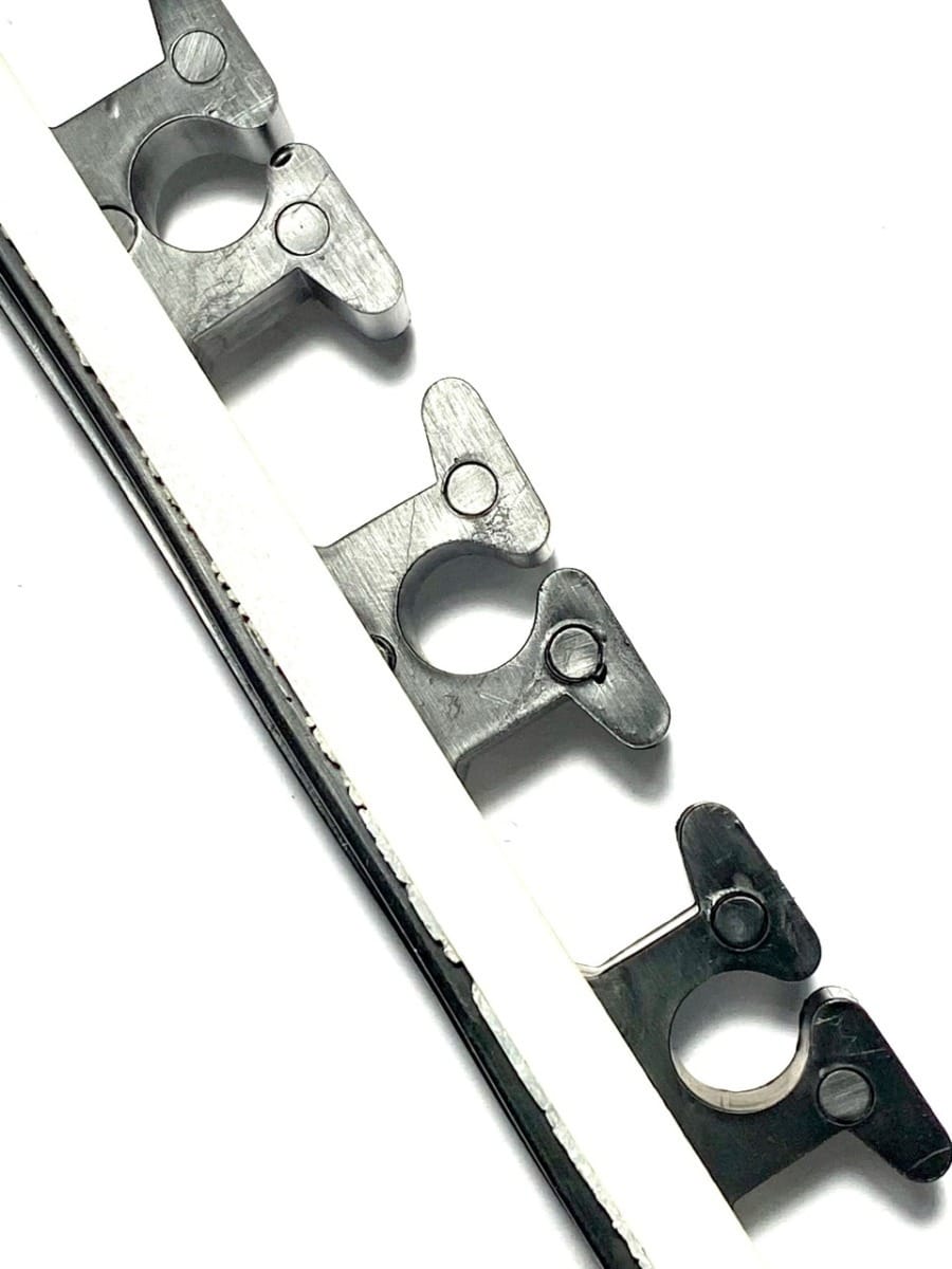 Soporte Cañas Pesca Pared X2u 6 Cañas 32 Cm De Goma Cañero
