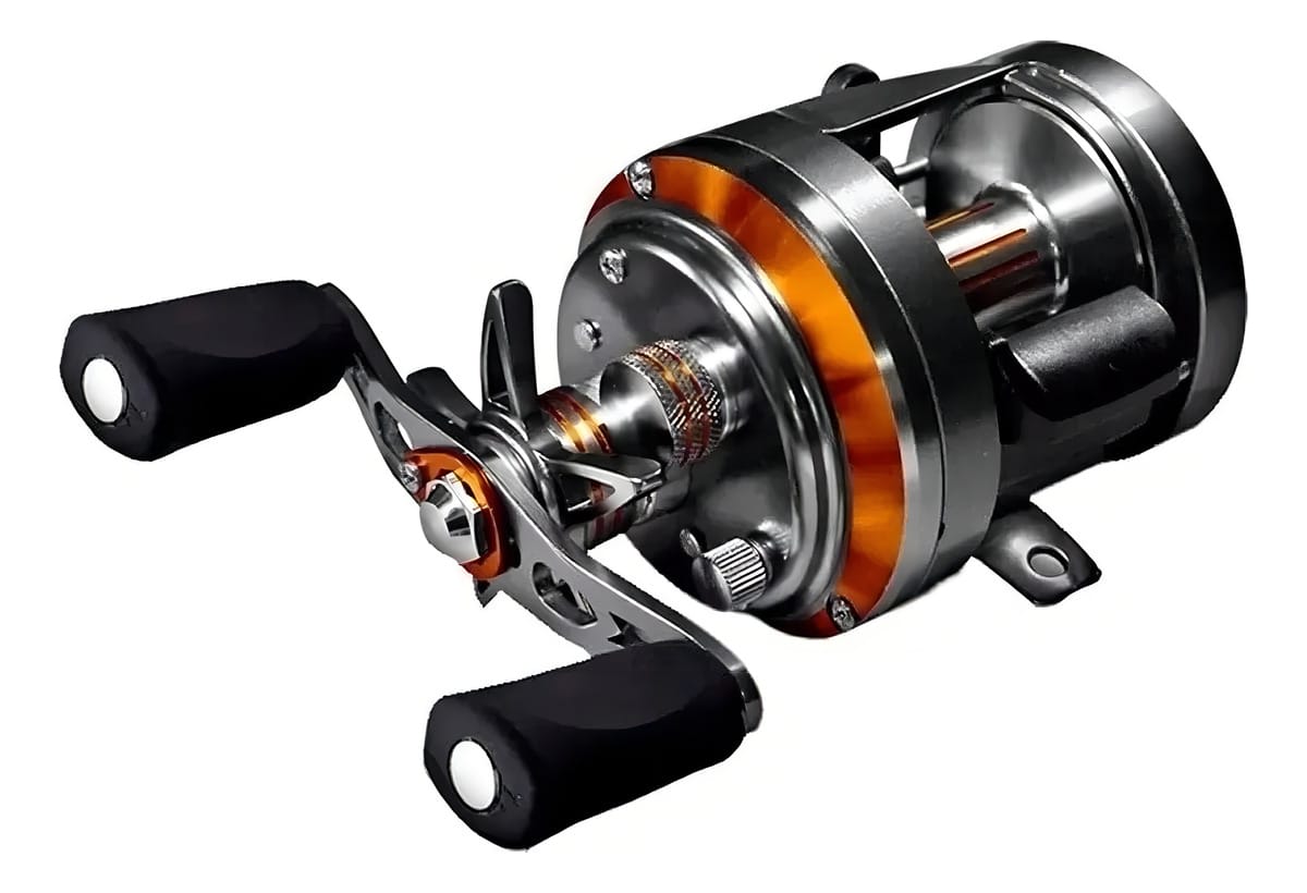 Reel Rotativo Spinit Rc 3500 Izquierdo Color Gris