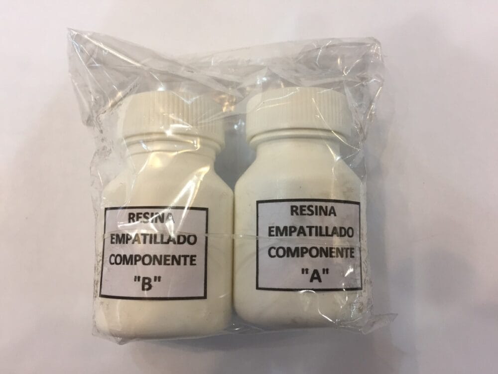 Resina Epoxi Para Empatillado De Caña 1+1 50 Cc.-cristal-usa