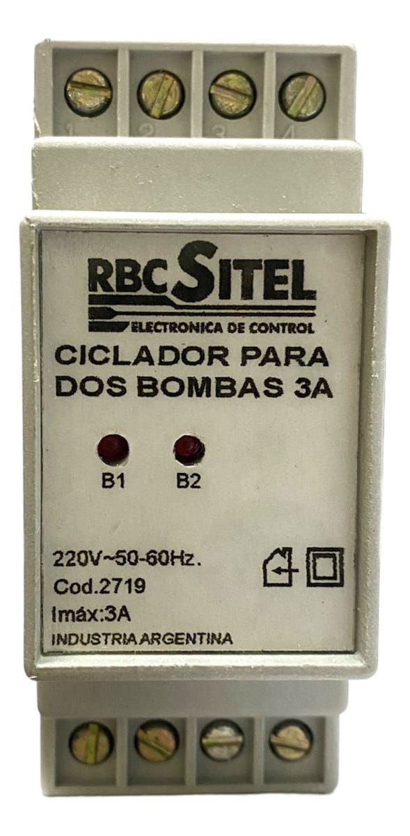 Ciclador Automatico Para 2 Bombas 3a Din