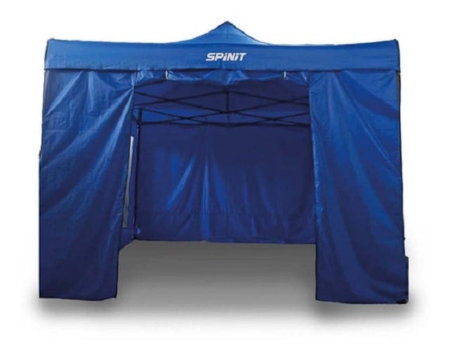 Gazebo Spinit Reforzado Con Paredes Y Puerta Acero 3x3x2,3 M
