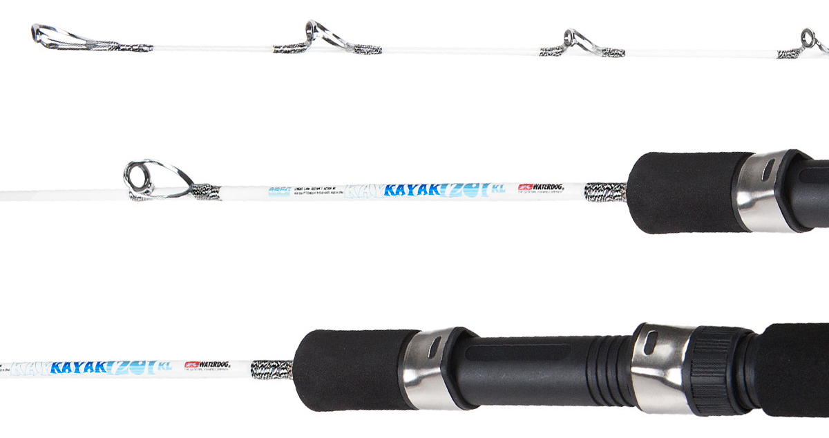 Caña Waterdog Kayak 1201kl 1 Tr Fibra Solida 1,20m 20-30lbs