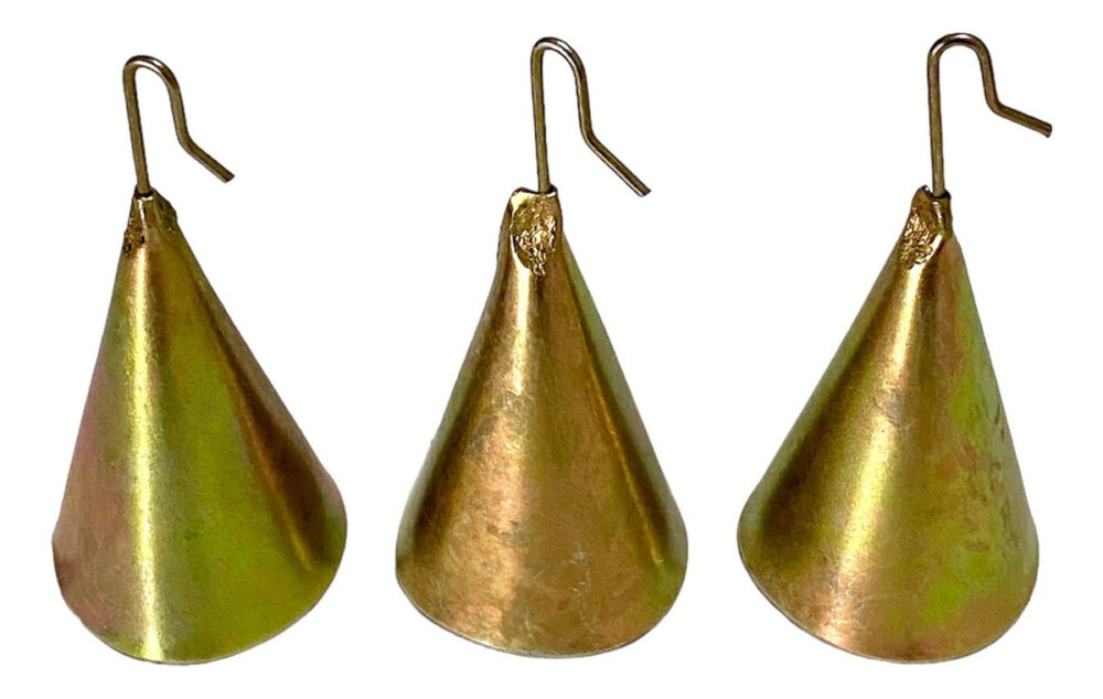 Campanita Llamador Pesca Metálica X 9 Unidades Alarma Pique