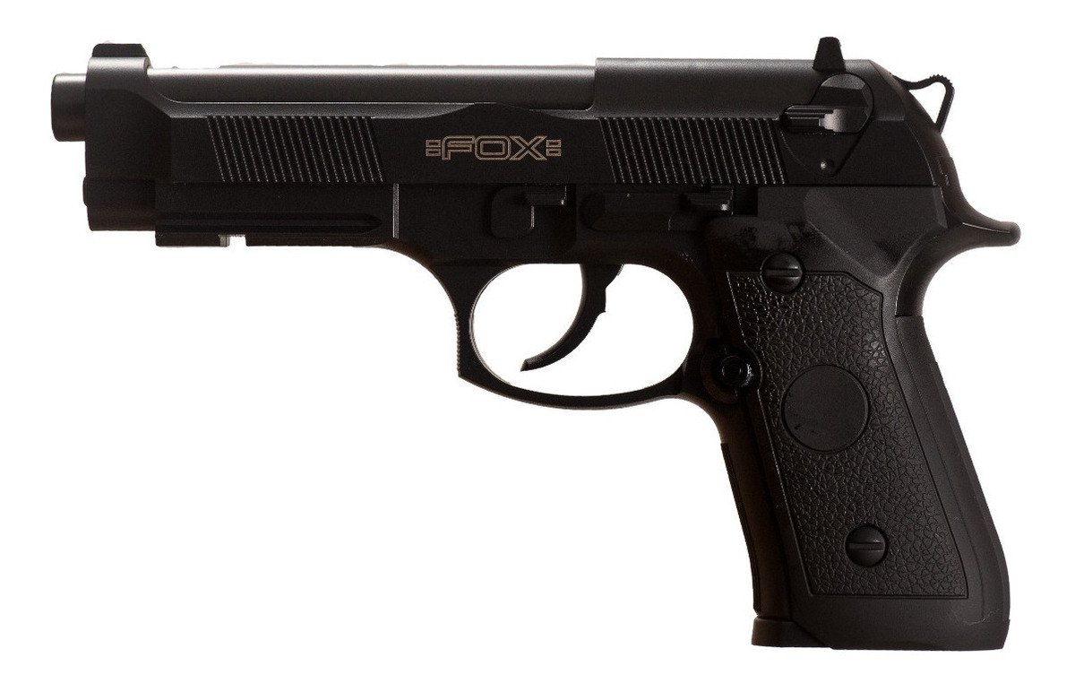 Pistola Fox P92 Semiauto Co2 Cal. 4,5mm Fija + Accesorios