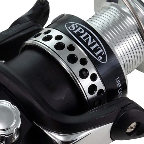 Reel Spinit Caribbean 40 3 Rulemanes Color Negro Lado De La Manija Derecho/izquierdo