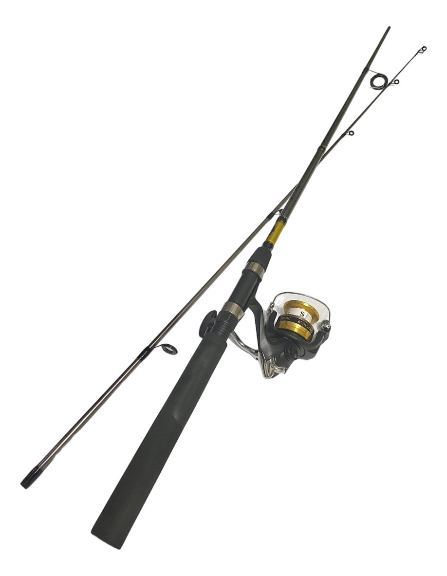 Combo Shimano Caña Fx 1,98m 6-14 Lbs + Reel Fx 3000 + Nylon