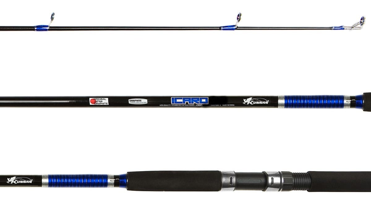Caña Kunnan Icaro 2,70 Mts 2 Tramos 10-40 Gr Ideal Boga