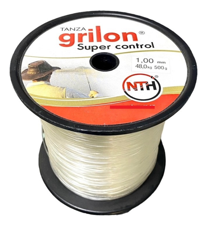 Nylon Grilon Super Control 1mm 48kg Bobina 500g Transparente