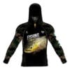 Remera Payo C/capucha Cuello Sec Rapido Proteccion Uv Dorado