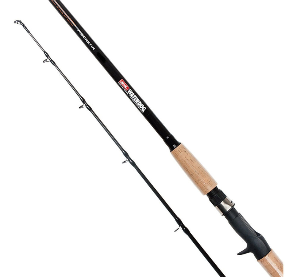 Caña Waterdog Ribereña 1,95m 2 Tr 30-50 Lbs Grafito Rotativo