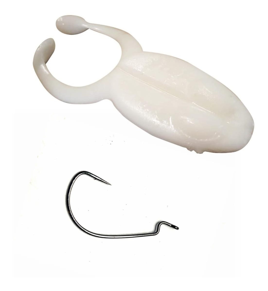 Señuelo Gozio Lure Soft Rana Paddle Goma Con Offset