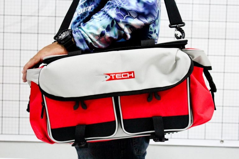 Bolso De Pesca Tech Pejerrey 55x35x25 Cm 4 Bolsillos