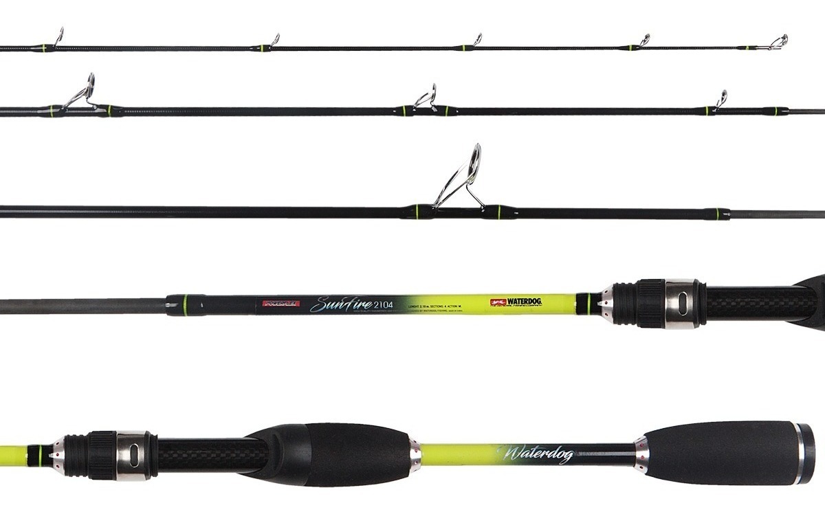 Caña Waterdog Sunfire - 240 Cm - 4 Tr - Powerflex - Media