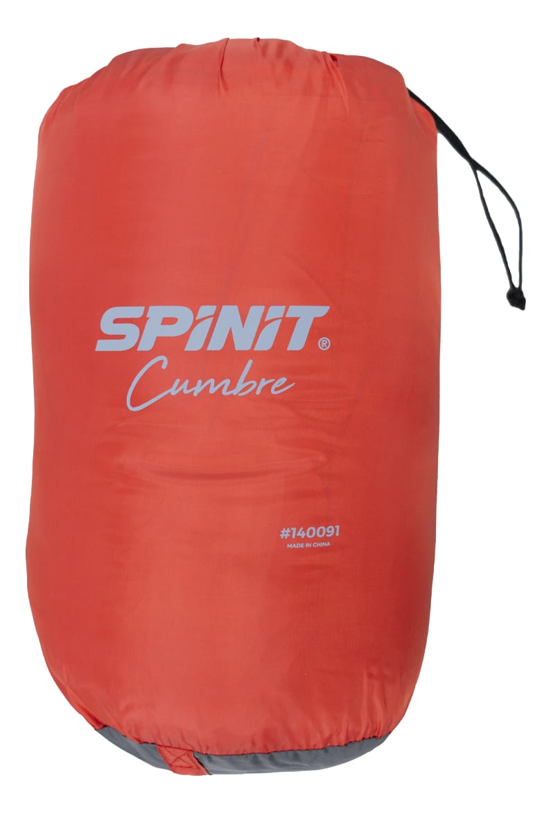 Bolsa De Dormir Spinit Cumbre - 5 ° Color Azul/gris Ubicación Del Cierre Derecho