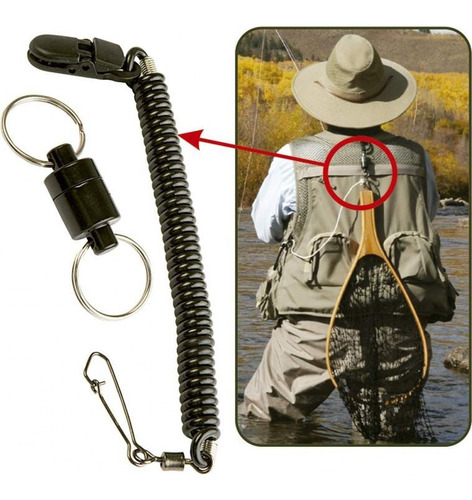 Sistema Magnetico Kunnan Iman + Retractil Negro Para Copo
