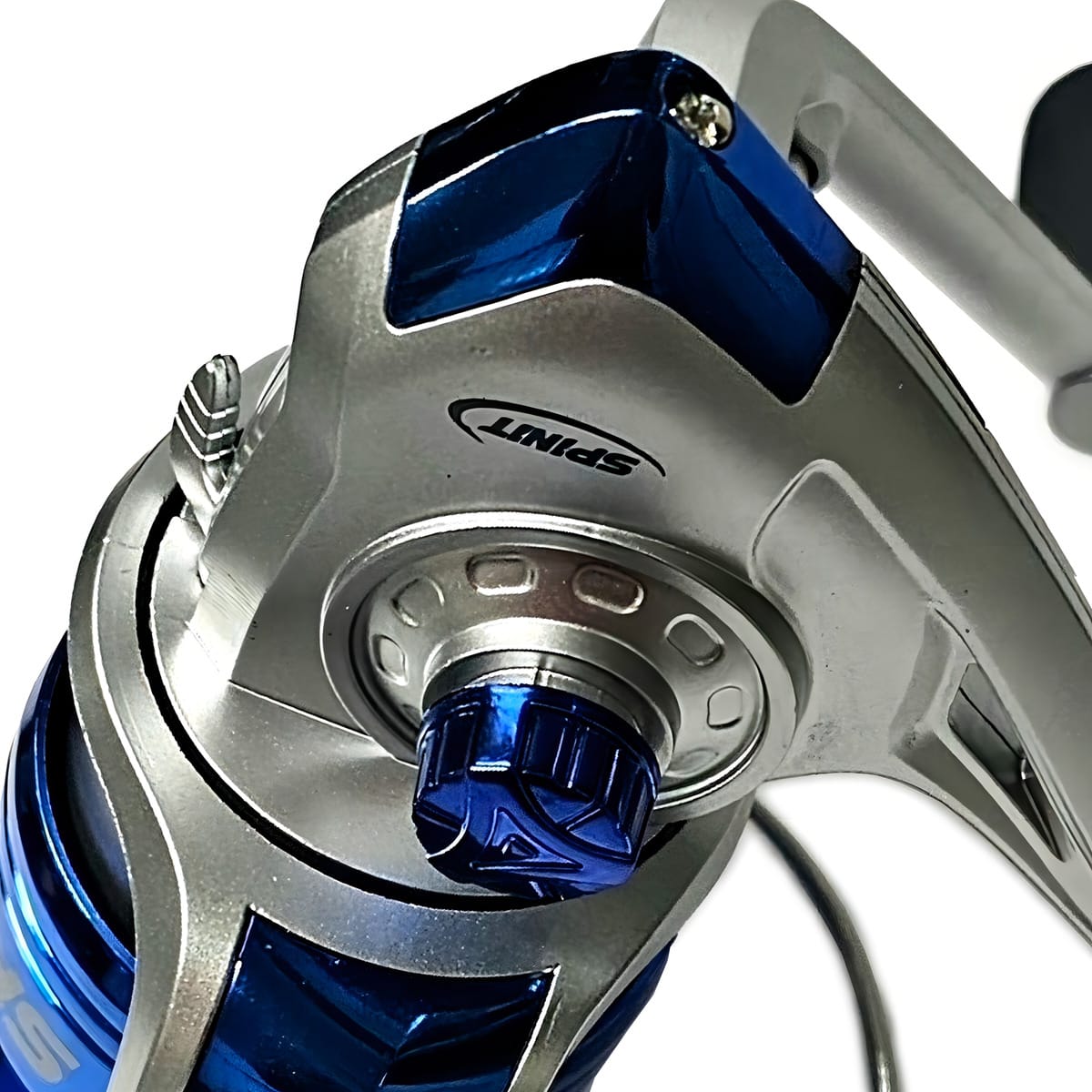 Reel Spinit Lb 601 Pesca Spinning Pejerrey Variada Rio Color Gris/azul Lado De La Manija Derecho/izquierdo