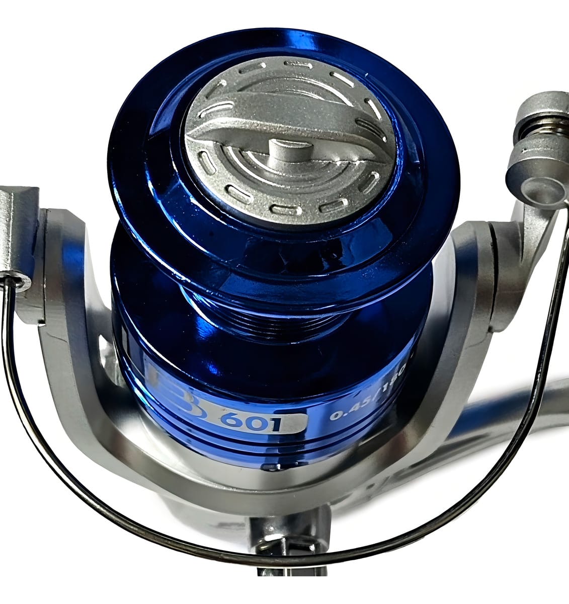 Reel Spinit Lb 601 Pesca Spinning Pejerrey Variada Rio Color Gris/azul Lado De La Manija Derecho/izquierdo