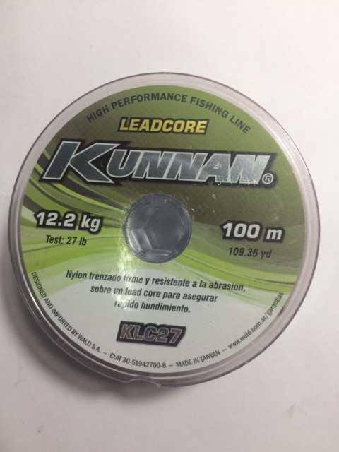 Nylon Trenzado Leadcore Kunnan Para Pesca 27 Lbs 100 M