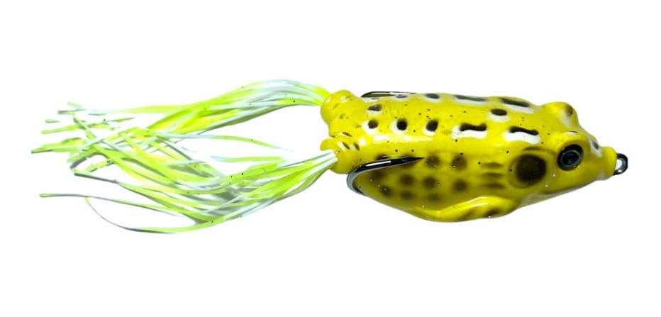 Señuelo Rana Antienganche Tararira 5 Cm 12 Gr C/flecos