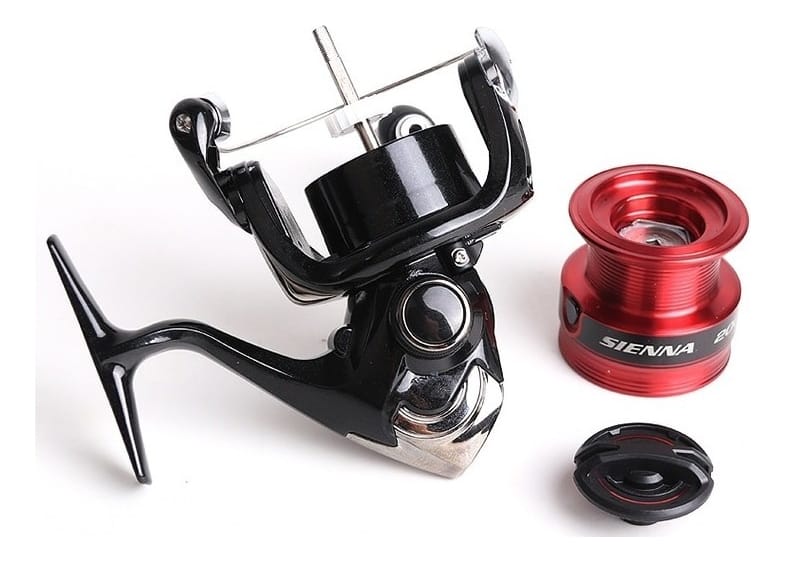 Reel Frontal Shimano Sienna Fg Sn2500fg Derecho/izquierdo Color Negro