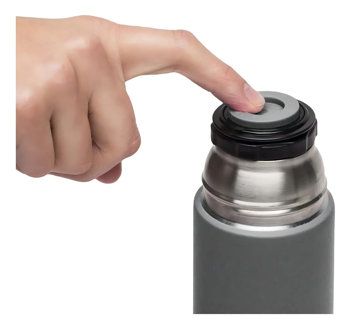Termo Doite Max De Acero Inoxidable 1l Gray