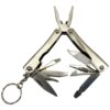 Pinza Mini Multiherramienta 9 Funciones Acero Inox Llavero