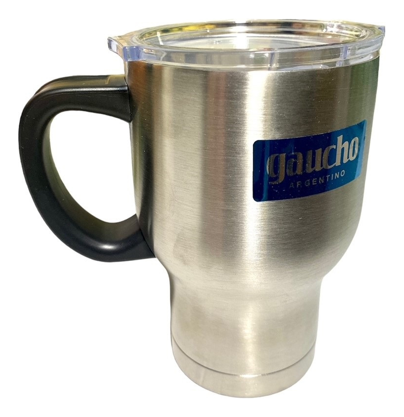 Vaso Termico Jarro Gaucho Argentino Acero Inox 600 Ml Manija