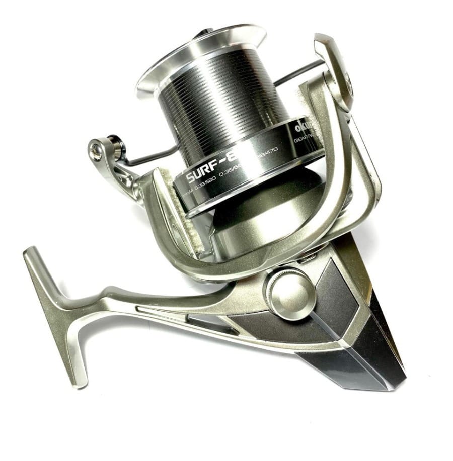 Reel Frontal Okuma Surf-8k 6 Rulemanes Carrete Aluminio 18kg