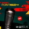 Linterna Tactica Led Spinit Pointmax 750 Lumens Zoom X2000 Color De La Linterna Negro Color De La Luz Blanco