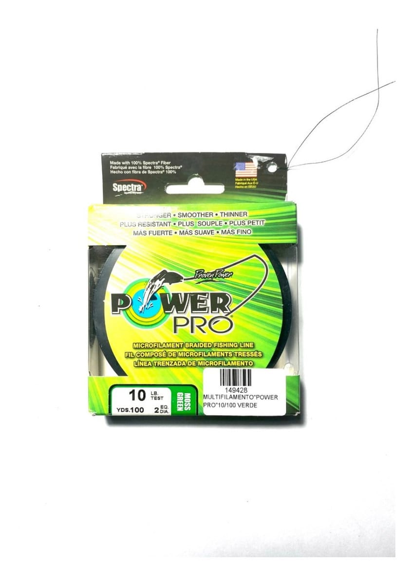 Multifilamento Power Pro By Spectra 10 Lb-100y