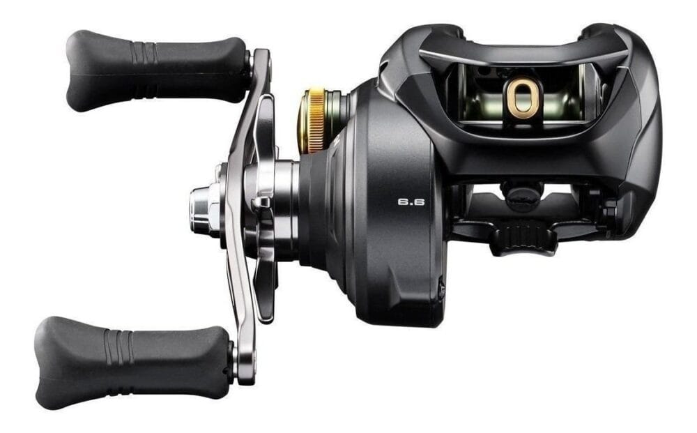 Reel Rotativo Shimano Curado K 300k Derecho Color Negro