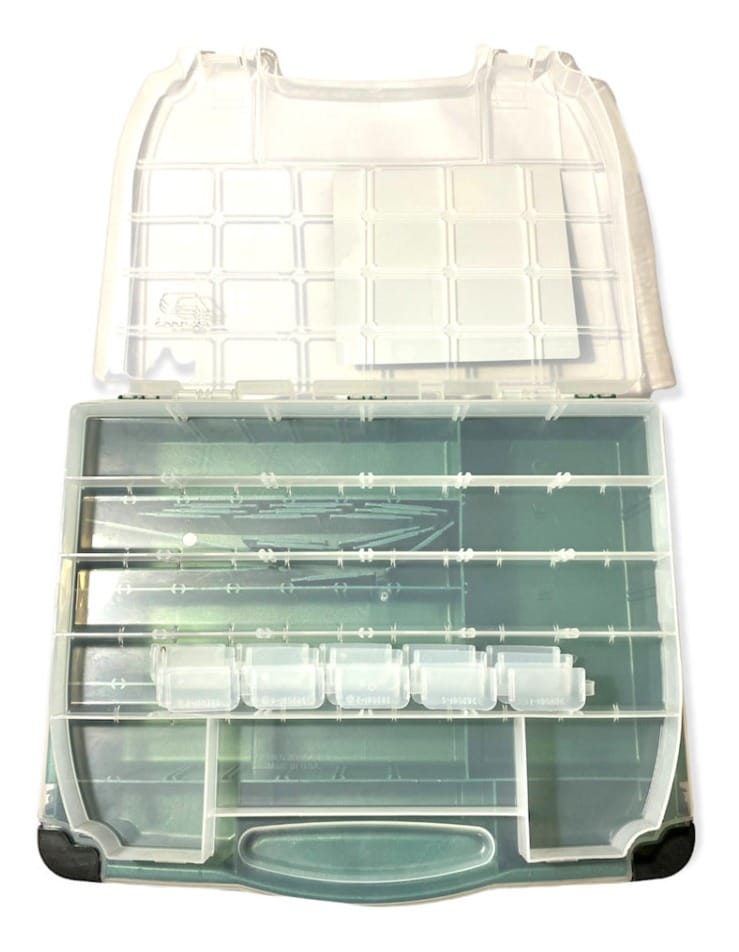 Caja Organizadora Plano Maletin Doble 36,83x27,3x8 Cm Usa