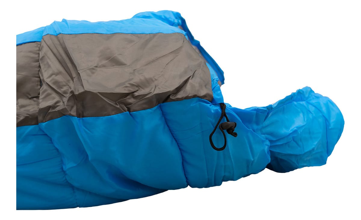 Bolsa De Dormir Spinit Cumbre - 5 ° Color Azul/gris Ubicación Del Cierre Derecho