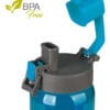 Botella Deportiva Waterdog Tritan 800ml Azul Pb2080lb