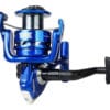 Reel Frontal Waterdog Tahoe 603 Variada 3 Rulemanes Der/izq. Color Azul Lado De La Manija Derecho/izquierdo