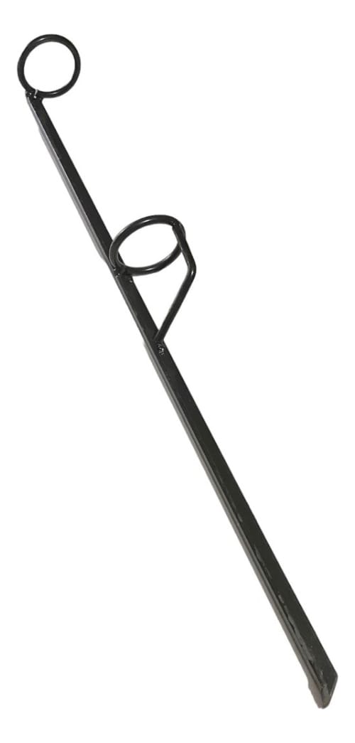 Posacaña Soporte Caña Hierro Angulo 75 Cm Reforzado