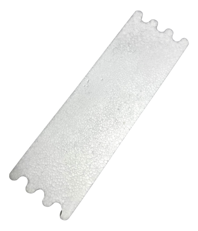 Tabla De Telgopor Para Lineas De Pesca 155x50x9 Mm X5 Un.