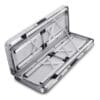 Mesa Spinit Camping Aluminio 90x67x70 Cm Con 2 Bancos Resite