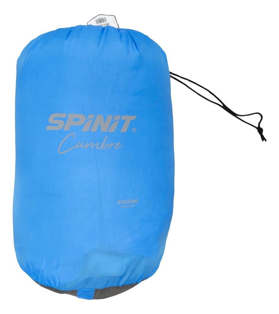 Bolsa De Dormir Spinit Cumbre - 5 ° Color Azul/gris Ubicación Del Cierre Derecho