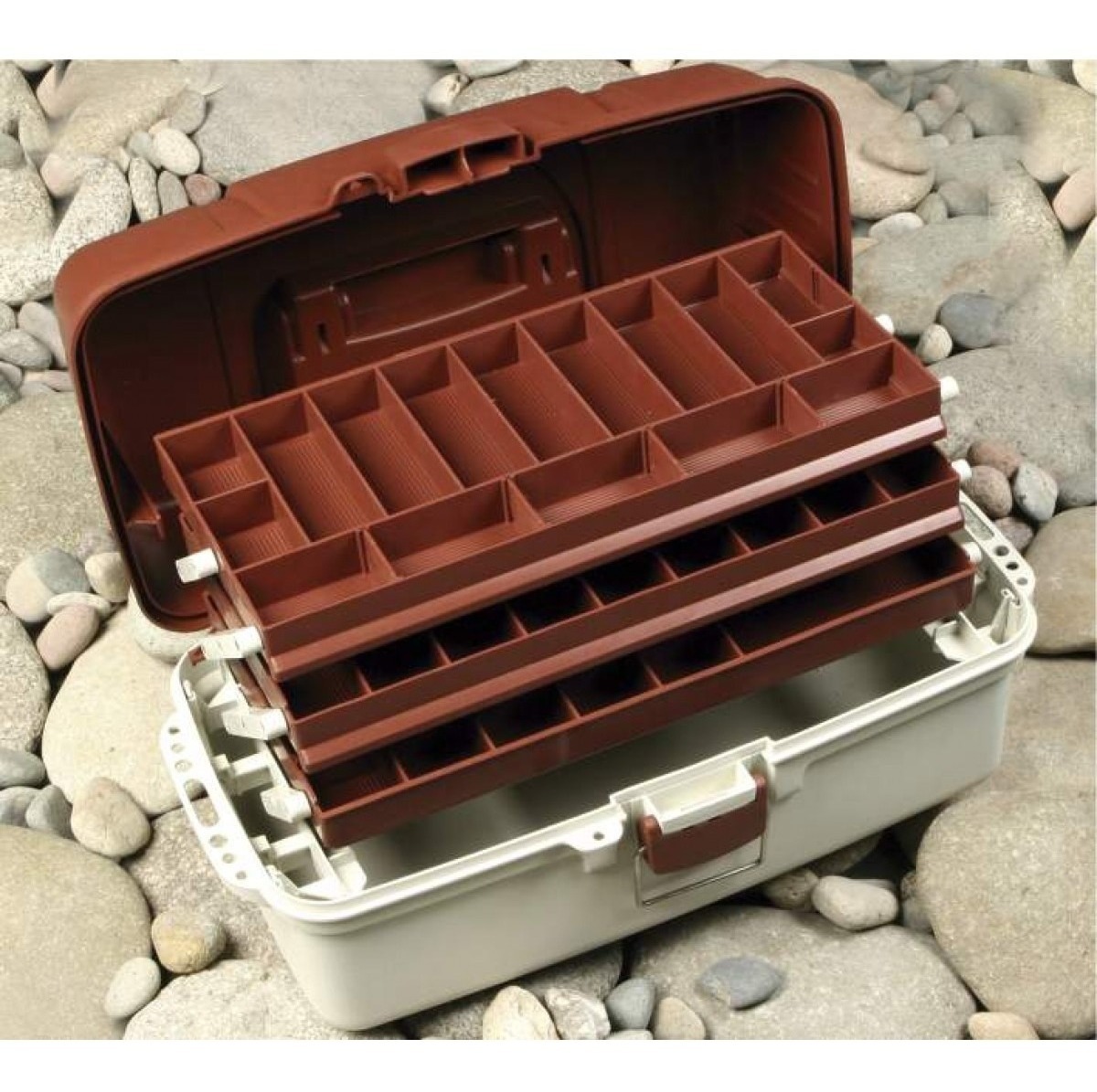 Caja Waterdog Polipropileno - 3 Bandejas - 25x48x25 Cm