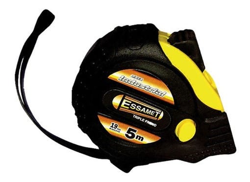 Cinta Metrica Essamet Profesional 5 M Triple Freno 25 Mm